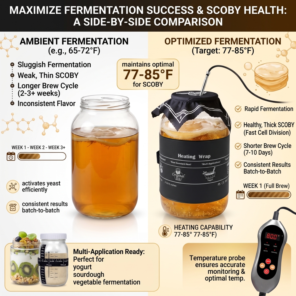 Kombucha Yougurt Fermentation Heat Wrap Pad 5X20`` 15W