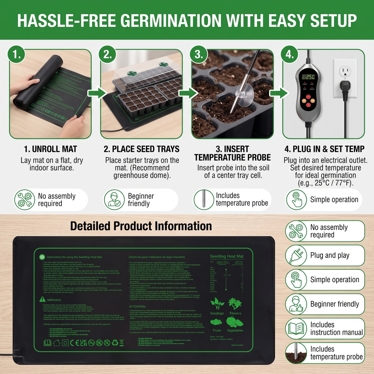 Heat Mat with Thermostat