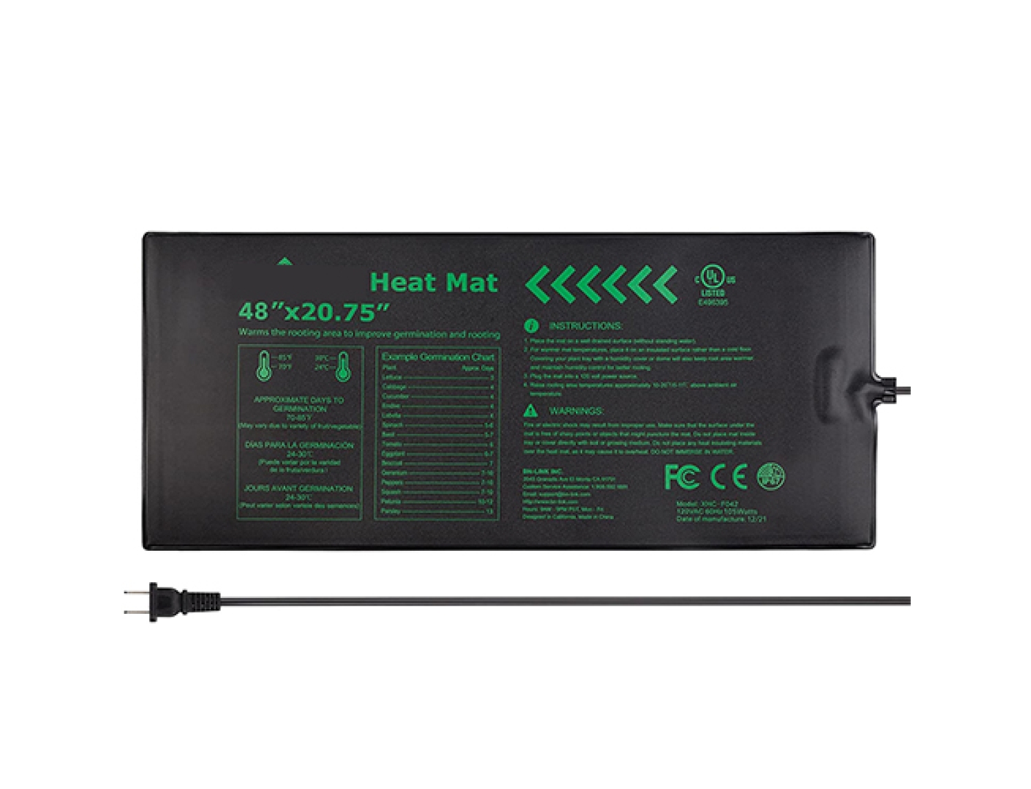 Seedling Heat Mat 48X20