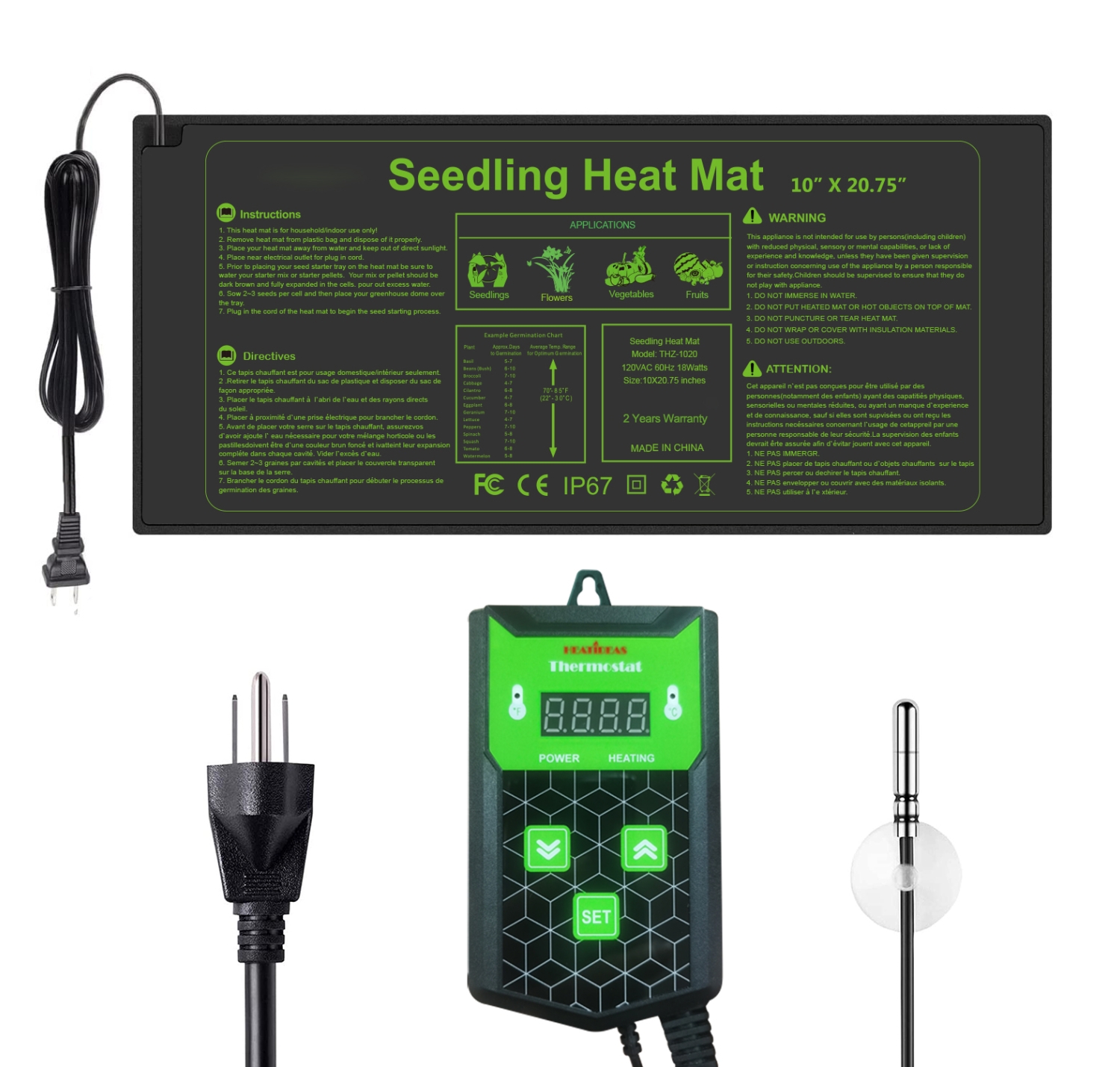 Heat Mat with Thermostat