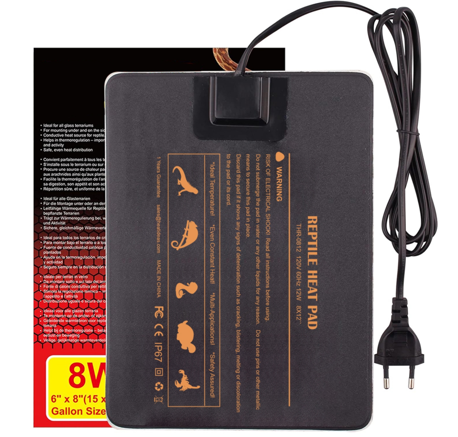 Reptile heat pad 8X18``