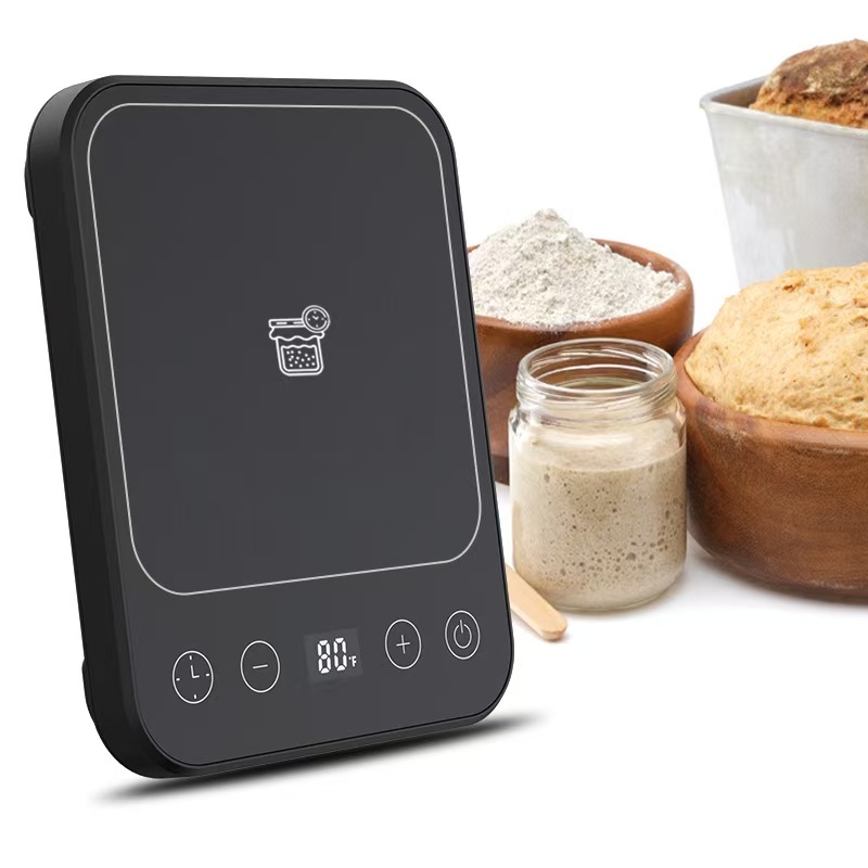Sourdough Starter Warmer - 70°F-100°F Digital Temperature Control and 12 Hour, Bread Dough Riser, Portable Fermentation Tool for Home Bakers